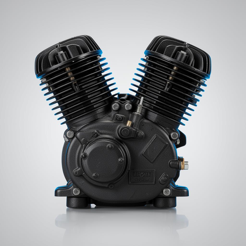 Cabeçote 20 Pés — peça industrial para compressor de ar comprimido
